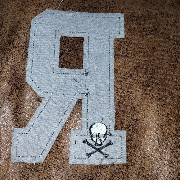 🔥VTG Rugby Ralph Lauren Letterman Leather patch. - Picture 4 of 4